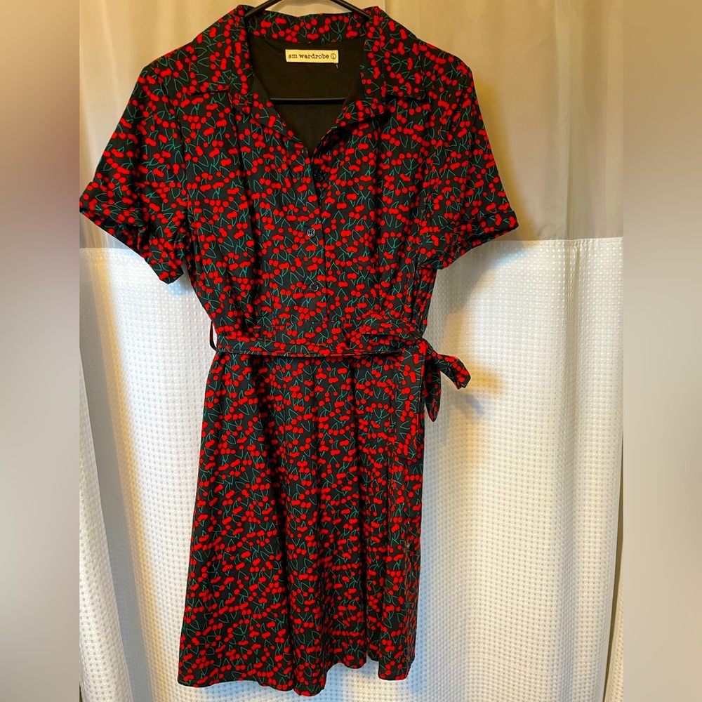 Women’s Cherry print dress